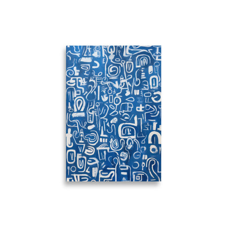 Blue Scribbles