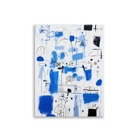 Blue Scribbles 2