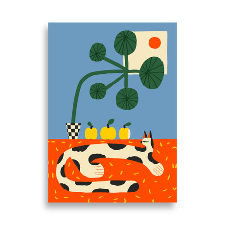 Cat and Plant