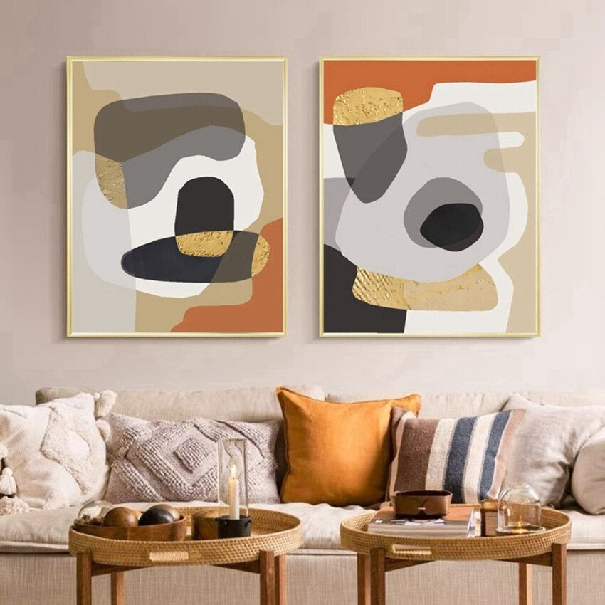 Father and Son Hand Painted Canvas