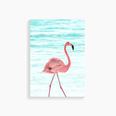 Flamingo and Palm Tree Gifts Girl Wall Art Canvas Decorative Pictures Poster Print Wall Art Room Kids Decor