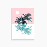 Flamingo and Palm Tree Gifts Girl Wall Art Canvas Decorative Pictures Poster Print Wall Art Room Kids Decor