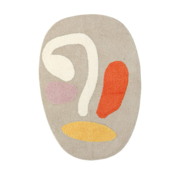 Franco Abstract Face Rugs