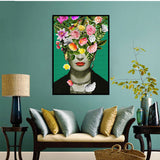 Frida Kahlo Wall Art Canvas Decorative Pictures Poster Print Wall Art Room Decor