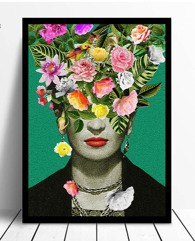 Frida Kahlo Wall Art Canvas Decorative Pictures Poster Print Wall Art Room Decor