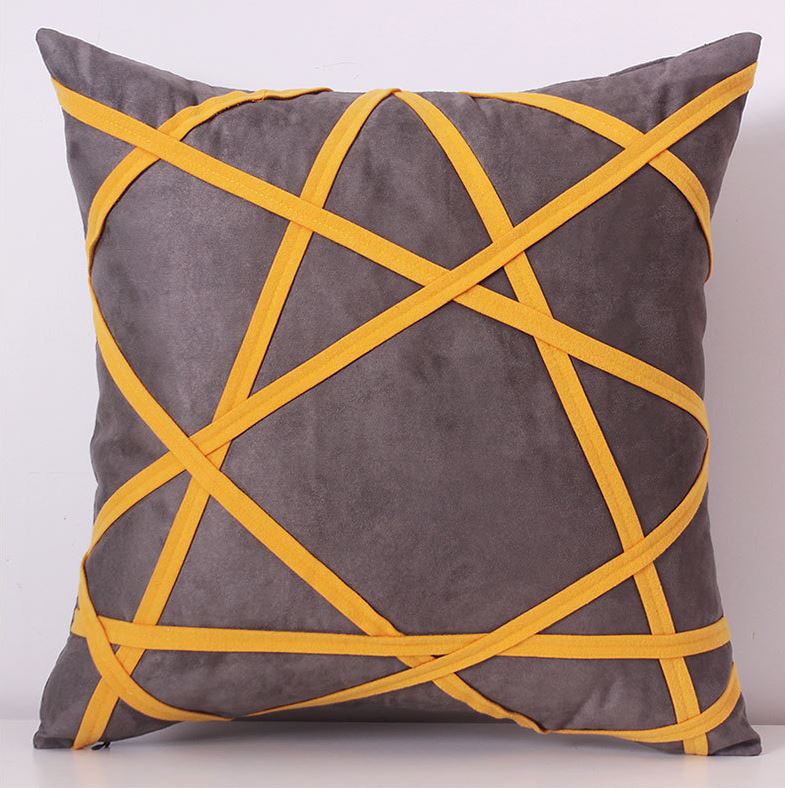 Gideon Abstract Grid Pillow Cover