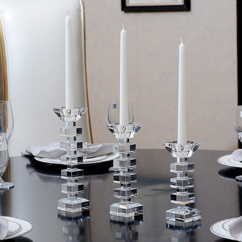 Giselle Glass Candle Holders