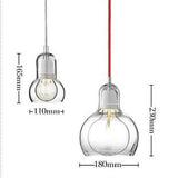 Mega Bulb Glass Pendant Light