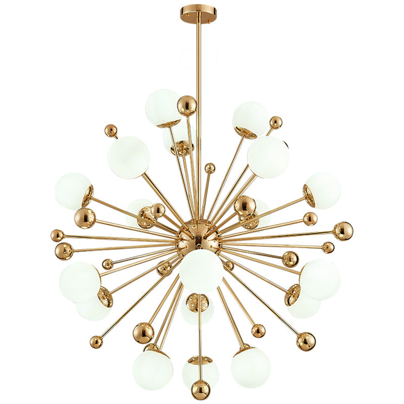 glass ball chandelier