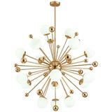 glass ball chandelier