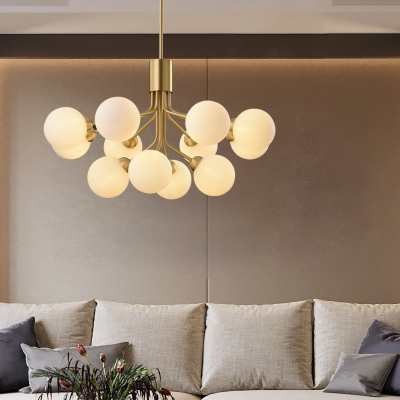 glass bubble chandelier lighting