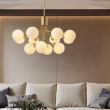 glass bubble chandelier lighting