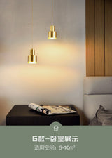 gold brass pendant light