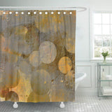 Golden Circle Shower Curtain