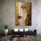 The Golden Tears Hand Painted Canvas - Painting