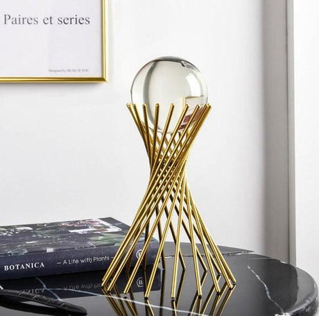 Gracielle Gazing Sphere Modern Statues