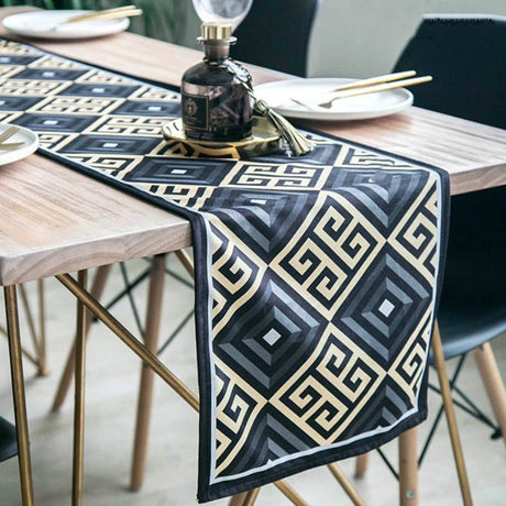 Grecian Diamonds Table Runner