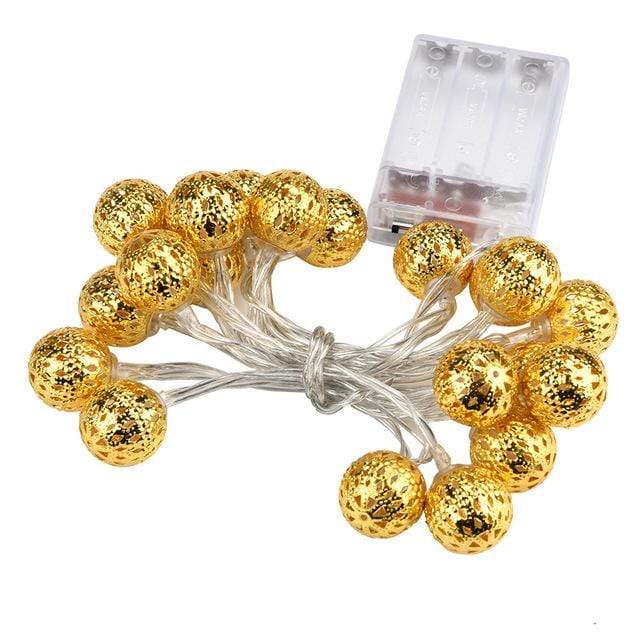 Creative Balls with Golden LED light