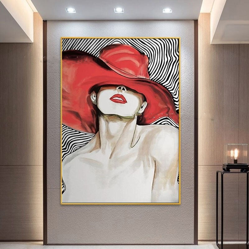 Hatastic Hand Painted Canvas