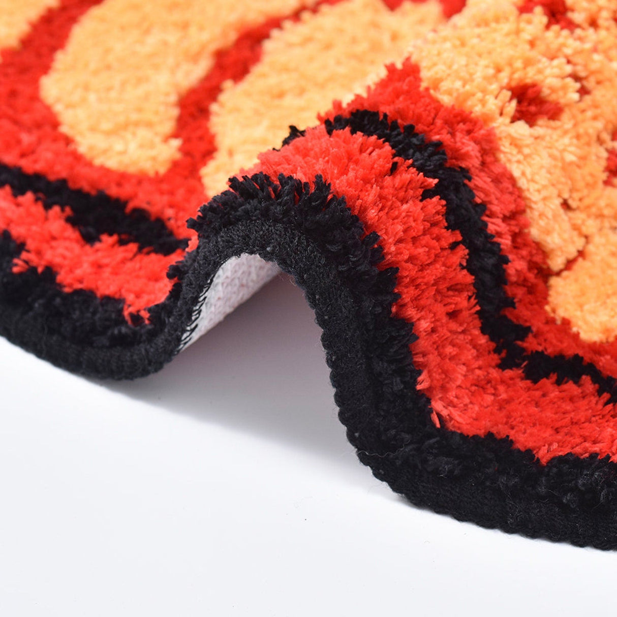 Cute Red Bodhidharma Bath Mat