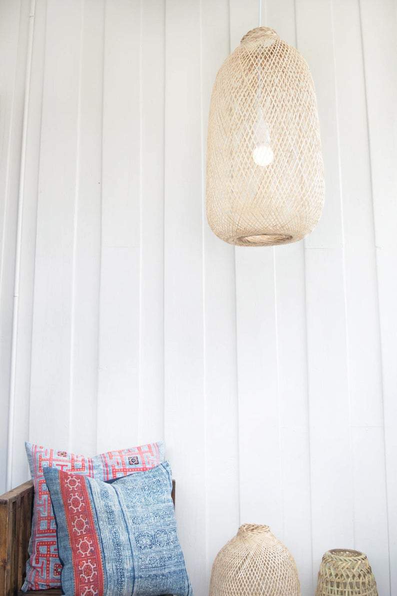 Kanya - Compressable Bamboo Pendant Light