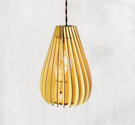 Handmade Wood Pendant Lamps