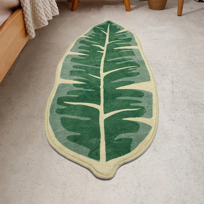 Fresh Nature Leaf Bathroom Rug
