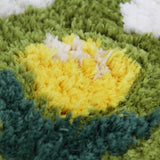 Lovely Country Style Flowers Bath Mat