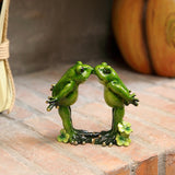 American country cute shape yoga frog decoration ornament  crafts decoration creative funny handmade garden decoration children's room decor