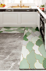 PVC Green Kitchen Floor Mat