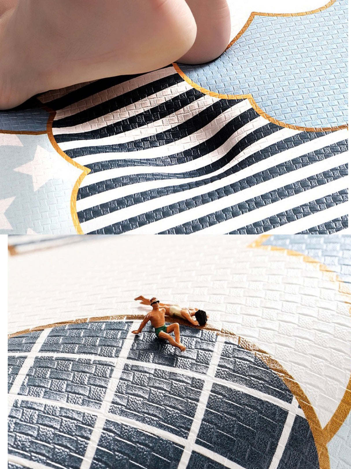 PVC Green Kitchen Floor Mat