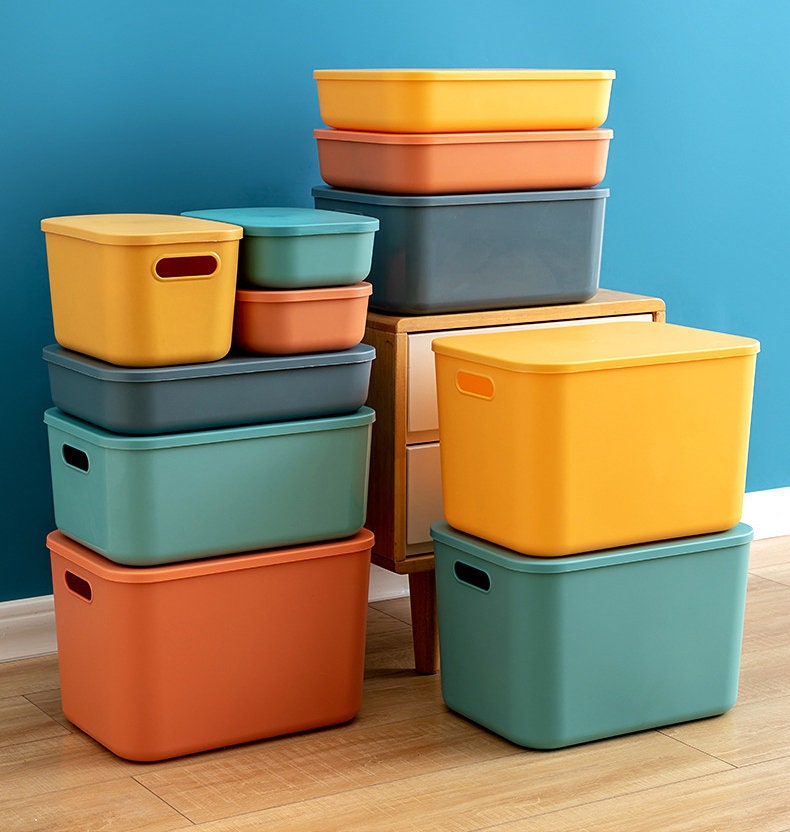 Pastel Coloured Storage Boxes