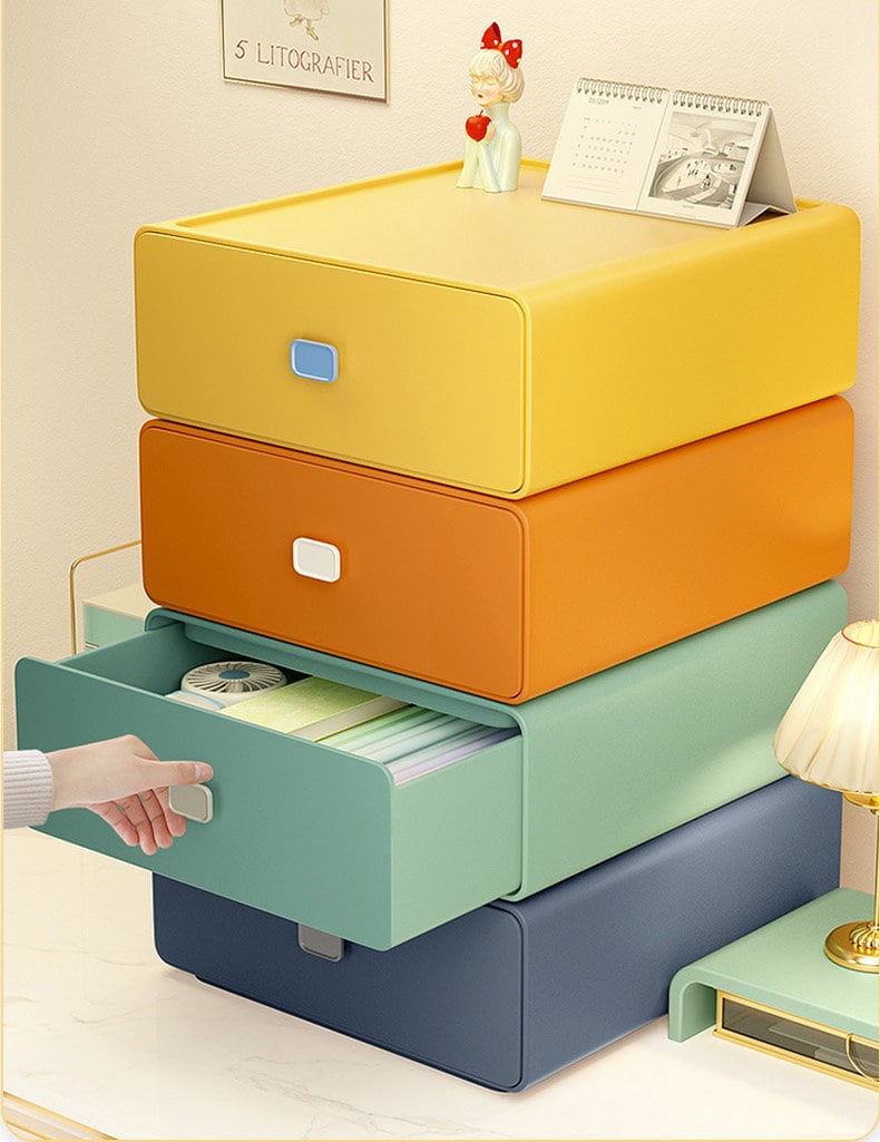 Stylish Pastel Desk Storage Boxes