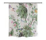 Ofat Home Japanese Color Flower Shower Curtain Waterproof Modern Fabric Bathroom Basics Shower Curtain