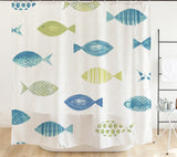 Ofat Home Many Fish Shower Curtain-Cute Fish Bathroom Curtain-Cute Animal Shower Curtain-New Year'S Gift