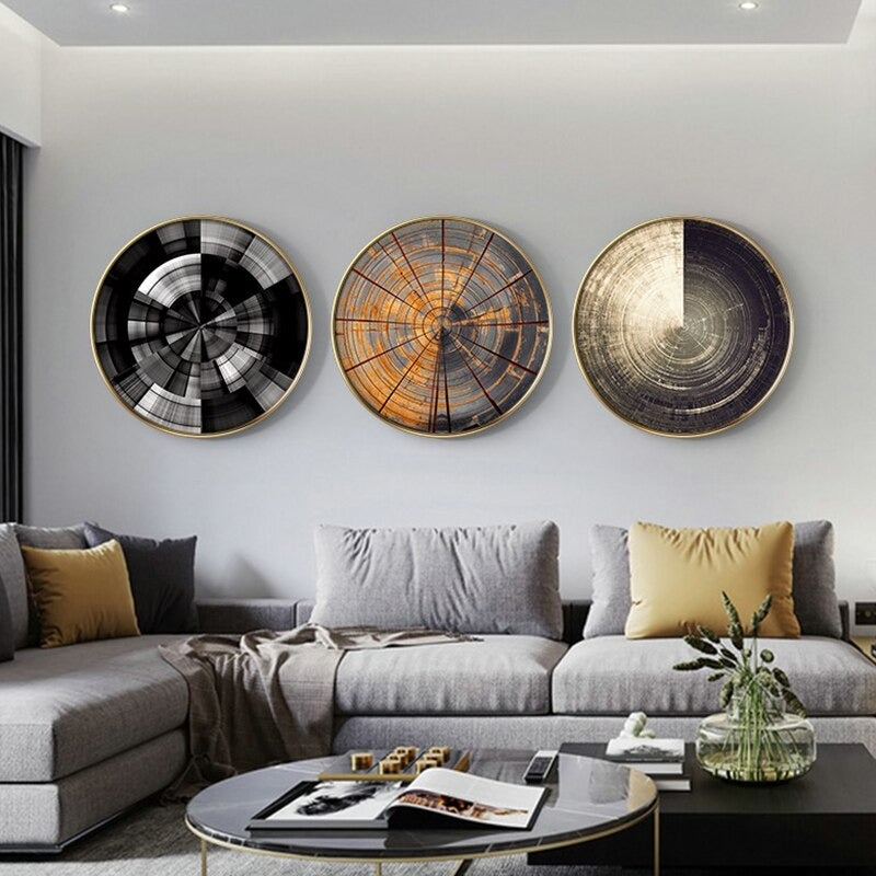 Industria Circular Canvas Print