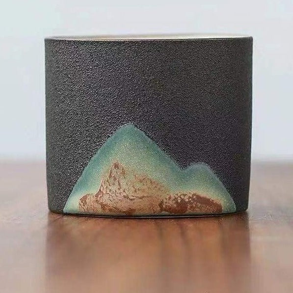 Distant Mountain Tea Cups