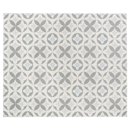 Light Green Flower Door Mat