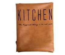 Lincoln Faux Leather Apron