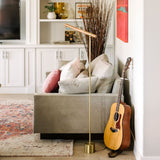 Linear Wood Led Floor Lamp