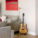 Linear Wood Led Floor Lamp