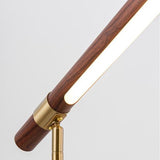 Linear Wood Led Floor Lamp