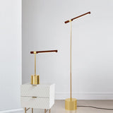 Linear Wood Led Floor Lamp
