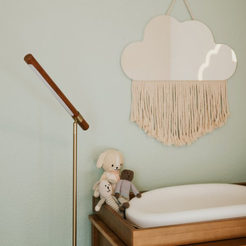 Linear Wood Led Floor Lamp