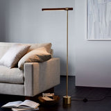 Linear Wood Led Floor Lamp