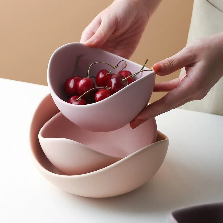 Lotus Flower Ceramic Bowls