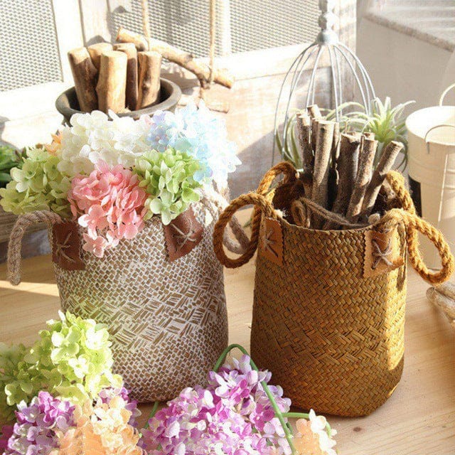 Boho Woven Storage Basket