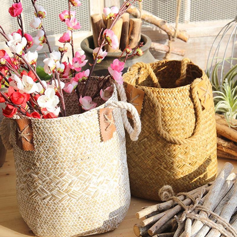 Boho Woven Storage Basket