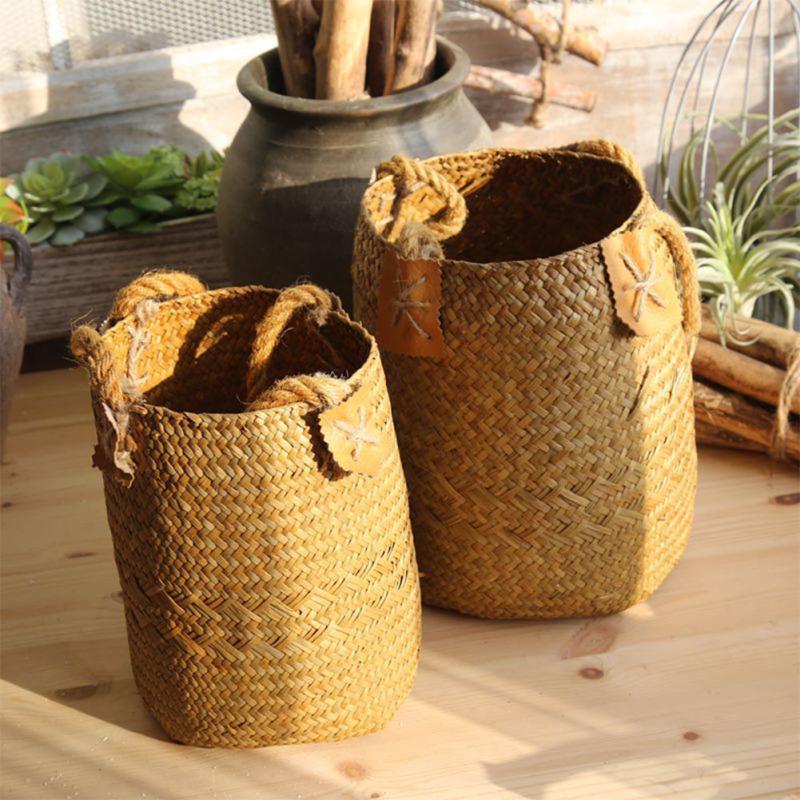 Boho Woven Storage Basket