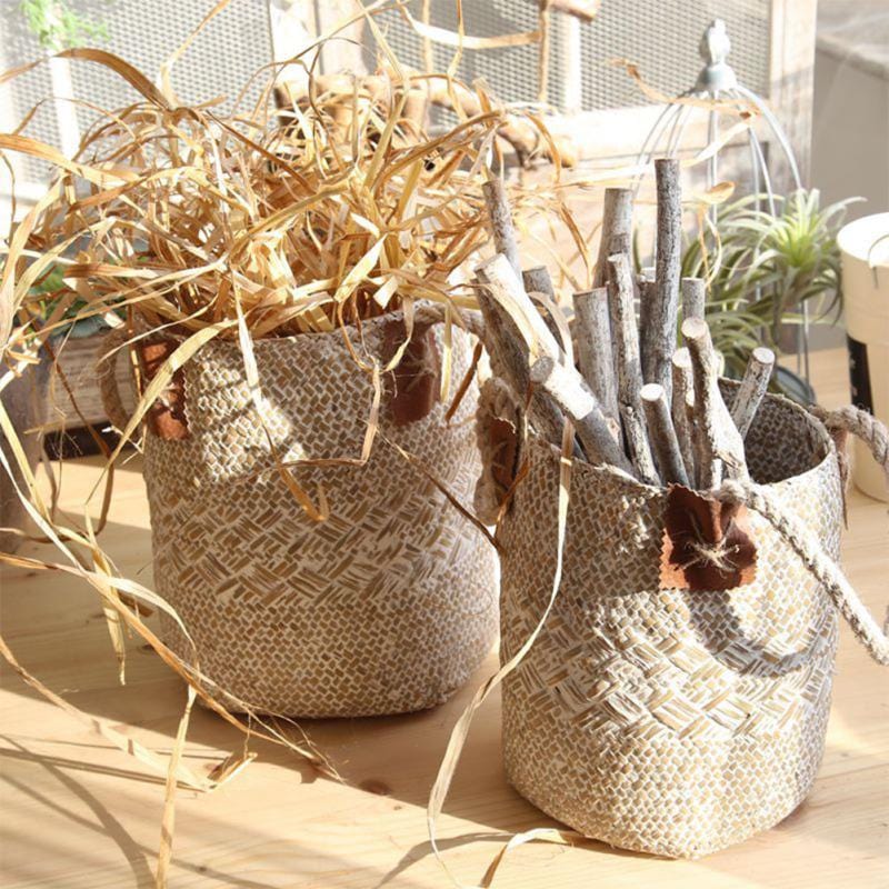 Boho Woven Storage Basket